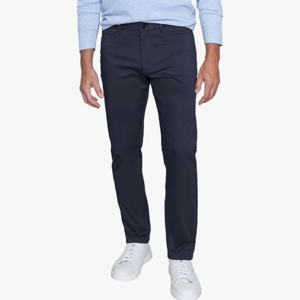 NEW English Laundry Men’s 4 Way Stretch Fabric Straight Fit Midweight Pant